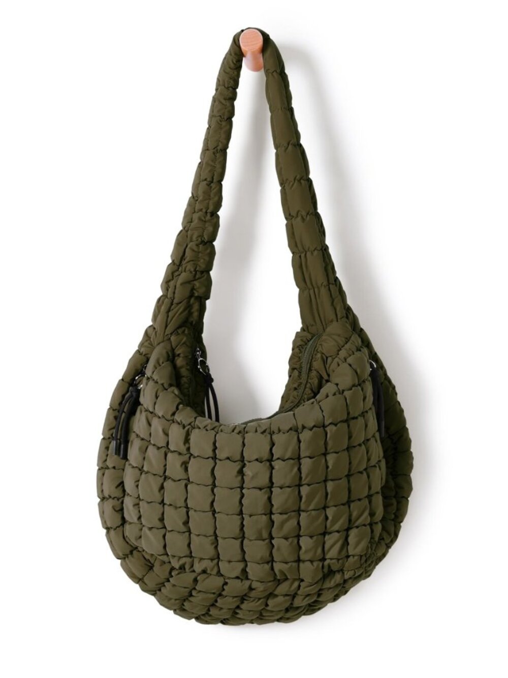 Quilted Carryall Tote Bag for Women Crossbody Hobo Lightweight Padding Shoulder
